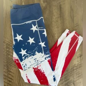 Constantly Varied Gear NWOT American Flag leggings